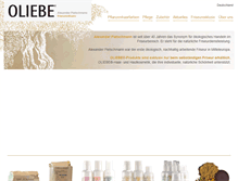 Tablet Screenshot of oliebe.com